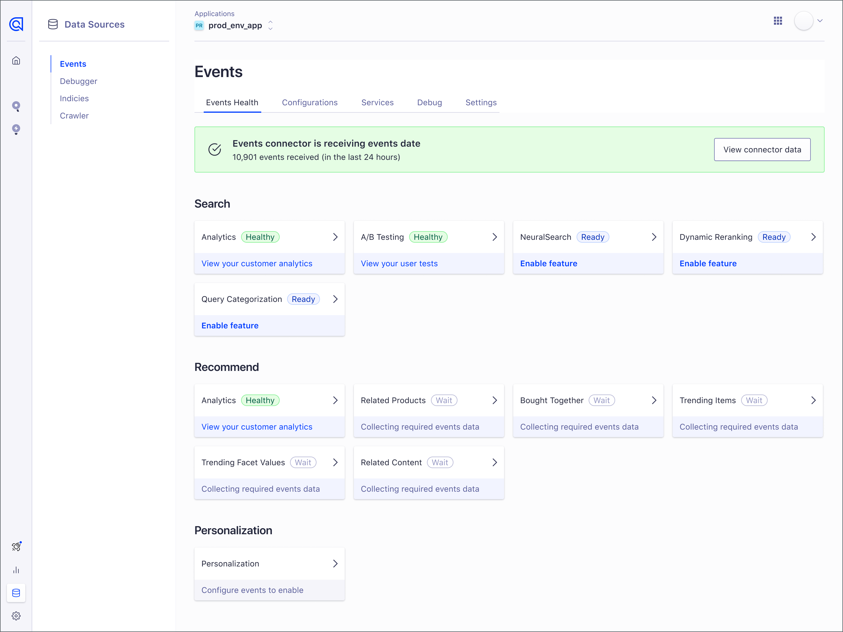 Events health overview
