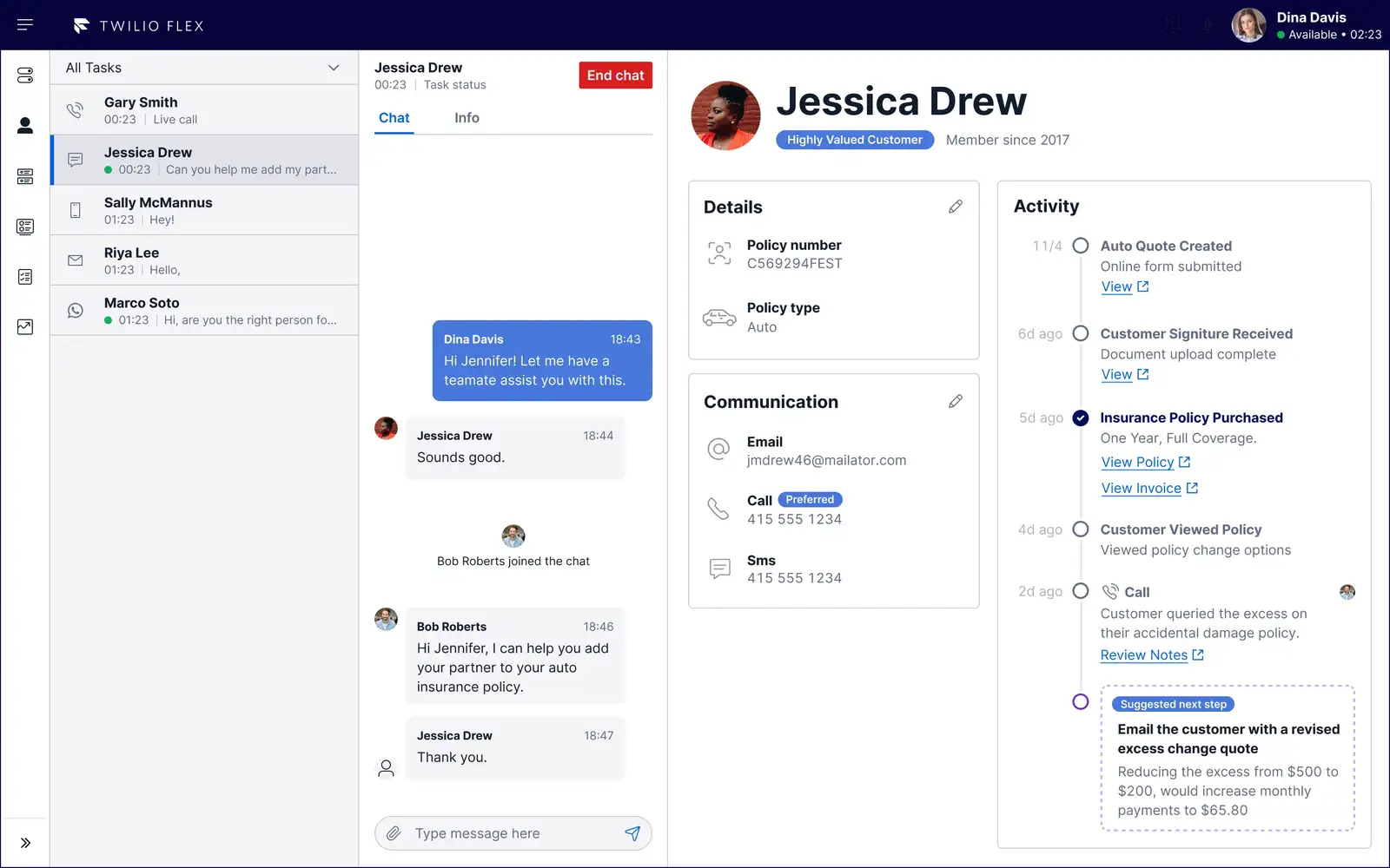Twilio Flex contact centre platform overview